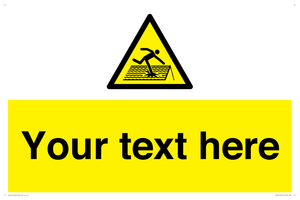 Custom Figure on Roof Sign